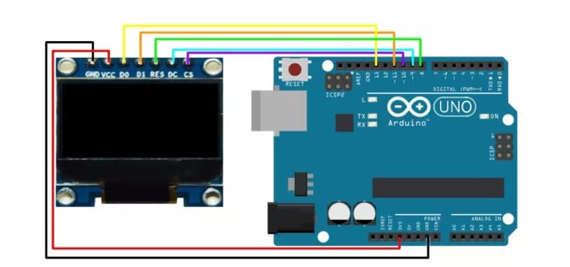 oled to arduino connection
